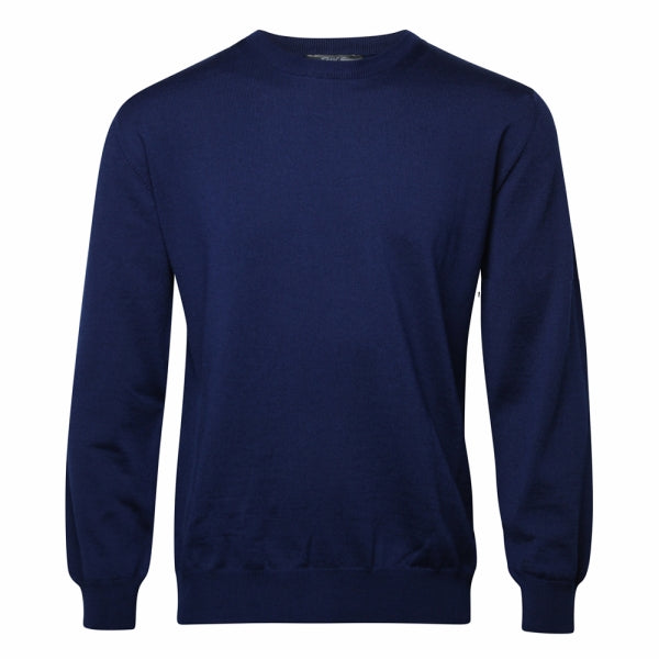 Riise Merino O-neck, Blue sea