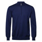 Riise Merino Z-neck, Blue sea